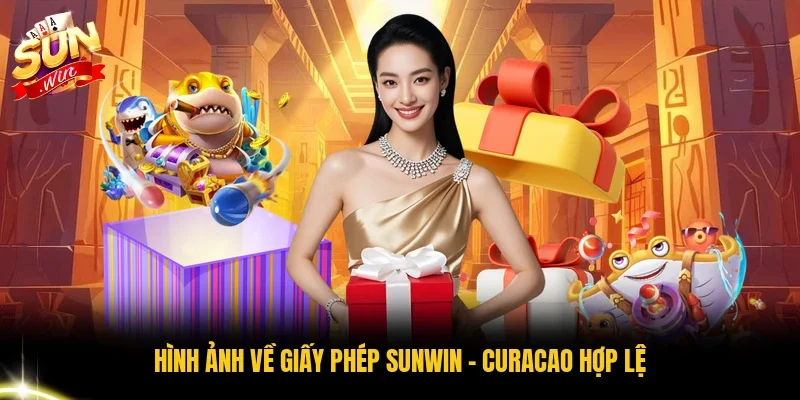 Hình ảnh về giấy phép Sunwin - Curacao hợp lệ